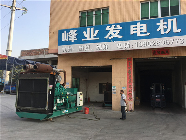 1000千瓦發(fā)電機試機